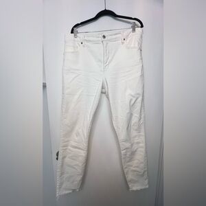 A & F High Rise Super Skinny Ankle Jean